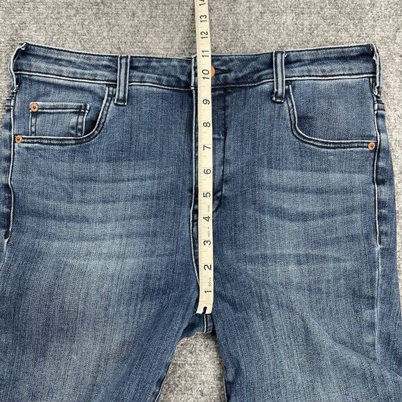 Anthropologie Pilcro Letterpress High Rise Bootcut Button Leg Jeans Sz 30 - Picture 11 of 14